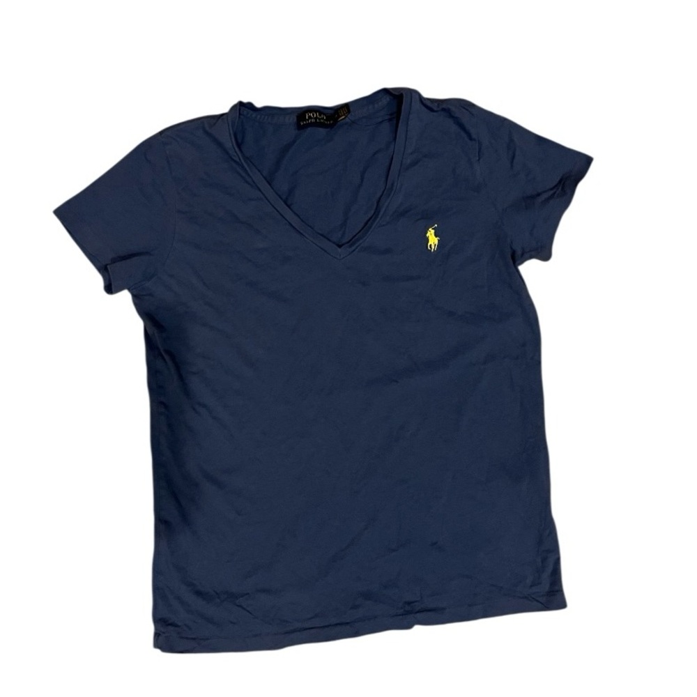 Polo by Ralph Lauren Women's Short Sleeve Navy Tee